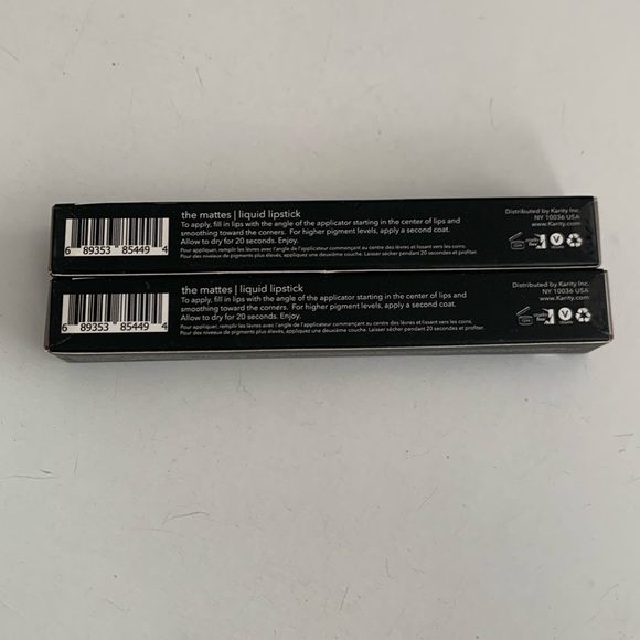 Karity The Mattes Liquid Lipstick -In The 212 NWT NLA Long-lasting Set of 2 - Picture 5 of 8